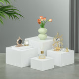 Maxbell 6Pcs Acrylic Boxes for Display Storage Boxes for Food Cosmetics Collectibles