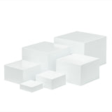 Maxbell 6Pcs Acrylic Boxes for Display Storage Boxes for Food Cosmetics Collectibles
