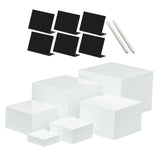 Maxbell 6Pcs Acrylic Boxes for Display Storage Boxes for Food Cosmetics Collectibles