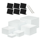 Maxbell 6Pcs Acrylic Boxes for Display Storage Boxes for Food Cosmetics Collectibles