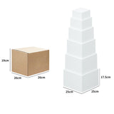 Maxbell 6Pcs Acrylic Boxes for Display Storage Boxes for Food Cosmetics Collectibles