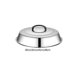 Maxbell Round Basting Cover with Handle Pot Cover for Griddle Indoor Outdoor Burgers 40cm