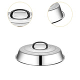 Maxbell Round Basting Cover with Handle Pot Cover for Griddle Indoor Outdoor Burgers 42cm