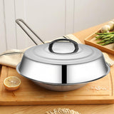 Maxbell Round Basting Cover with Handle Pot Cover for Griddle Indoor Outdoor Burgers 42cm