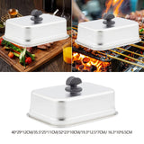 Maxbell Cheese Melting Dome Heavy Duty Basting Cover for Sandwiches Patties Grilling 40cmx29cmx12cm