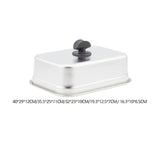 Maxbell Cheese Melting Dome Heavy Duty Basting Cover for Sandwiches Patties Grilling 40cmx29cmx12cm