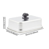Maxbell Cheese Melting Dome Heavy Duty Basting Cover for Sandwiches Patties Grilling 32cmx23cmx10cm