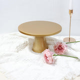 Maxbell Round Cake Stand Cupcake Display Tray for Graduation Baby Shower Anniversary L Gold