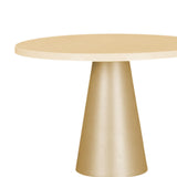 Maxbell Round Cake Stand Cupcake Display Tray for Graduation Baby Shower Anniversary L Gold