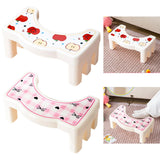 Maxbell Bathroom Toilet Stool Compact Footrest Foot Stool for Under Desk Home Office Apple
