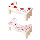 Maxbell Bathroom Toilet Stool Compact Footrest Foot Stool for Under Desk Home Office Apple