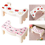 Maxbell Bathroom Toilet Stool Compact Footrest Foot Stool for Under Desk Home Office Apple