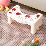 Maxbell Bathroom Toilet Stool Compact Footrest Foot Stool for Under Desk Home Office Apple
