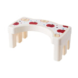 Maxbell Bathroom Toilet Stool Compact Footrest Foot Stool for Under Desk Home Office Apple