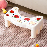 Maxbell Bathroom Toilet Stool Compact Footrest Foot Stool for Under Desk Home Office Apple
