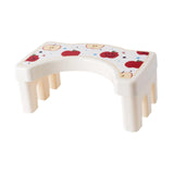 Maxbell Bathroom Toilet Stool Compact Footrest Foot Stool for Under Desk Home Office Apple
