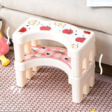 Maxbell Bathroom Toilet Stool Compact Footrest Foot Stool for Under Desk Home Office Apple