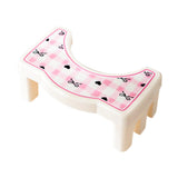 Maxbell Bathroom Toilet Stool Compact Footrest Foot Stool for Under Desk Home Office Bow