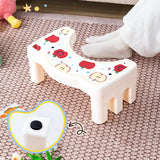 Maxbell Bathroom Toilet Stool Compact Footrest Foot Stool for Under Desk Home Office Bow