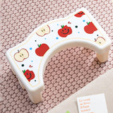 Maxbell Bathroom Toilet Stool Compact Footrest Foot Stool for Under Desk Home Office Bow
