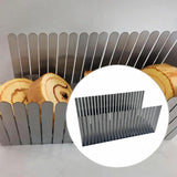 Maxbell Bread Slicer Stainless Steel Sturdy for Homemade Bread for Commercial Bagels