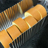 Maxbell Bread Slicer Stainless Steel Sturdy for Homemade Bread for Commercial Bagels