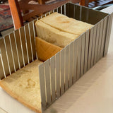 Maxbell Bread Slicer Stainless Steel Sturdy for Homemade Bread for Commercial Bagels