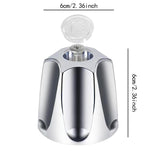 Maxbell 3 Pieces Shower Knobs Components Bathtub Faucets for Dorm Bathroom Household Silver