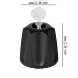 Maxbell 3 Pieces Shower Knobs Components Bathtub Faucets for Dorm Bathroom Household Black