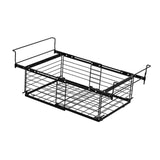 Maxbell Hanging Chest Freezer Basket Carbon Steel Storage Rack for Kitchen Farmhouse Black