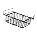 Maxbell Hanging Chest Freezer Basket Carbon Steel Storage Rack for Kitchen Farmhouse Black