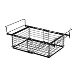 Maxbell Hanging Chest Freezer Basket Carbon Steel Storage Rack for Kitchen Farmhouse Black