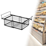 Maxbell Hanging Chest Freezer Basket Carbon Steel Storage Rack for Kitchen Farmhouse Black