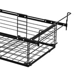 Maxbell Hanging Chest Freezer Basket Carbon Steel Storage Rack for Kitchen Farmhouse Black