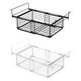 Maxbell Hanging Chest Freezer Basket Carbon Steel Storage Rack for Kitchen Farmhouse Black