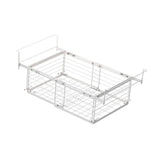 Maxbell Hanging Chest Freezer Basket Carbon Steel Storage Rack for Kitchen Farmhouse White