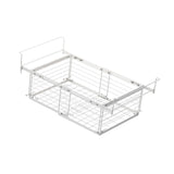 Maxbell Hanging Chest Freezer Basket Carbon Steel Storage Rack for Kitchen Farmhouse White
