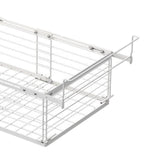 Maxbell Hanging Chest Freezer Basket Carbon Steel Storage Rack for Kitchen Farmhouse White