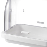 Maxbell Bread Storage Box Transparent Dessert Holder for Bedroom Living Room Large