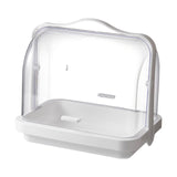Maxbell Bread Storage Box Transparent Dessert Holder for Bedroom Living Room Large