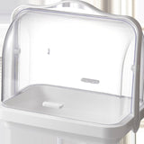 Maxbell Bread Storage Box Transparent Dessert Holder for Bedroom Living Room Large