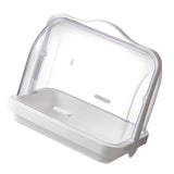 Maxbell Bread Storage Box Transparent Dessert Holder for Bedroom Living Room Large