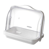 Maxbell Bread Storage Box Transparent Dessert Holder for Bedroom Living Room Large