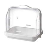 Maxbell Bread Storage Box Transparent Dessert Holder for Bedroom Living Room Large