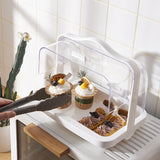 Maxbell Bread Storage Box Transparent Dessert Holder for Bedroom Living Room Large