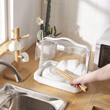 Maxbell Bread Storage Box Transparent Dessert Holder for Bedroom Living Room Small