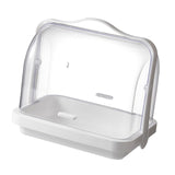 Maxbell Bread Storage Box Transparent Dessert Holder for Bedroom Living Room Small