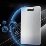 Maxbell Stainless Steel Cutting Board Plate for Meat Fruit Vegetables Camping Indoor 40cmx60cm
