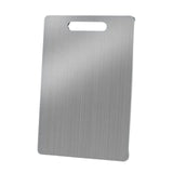 Maxbell Stainless Steel Cutting Board Plate for Meat Fruit Vegetables Camping Indoor 40cmx60cm