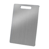 Maxbell Stainless Steel Cutting Board Plate for Meat Fruit Vegetables Camping Indoor 40cmx60cm
